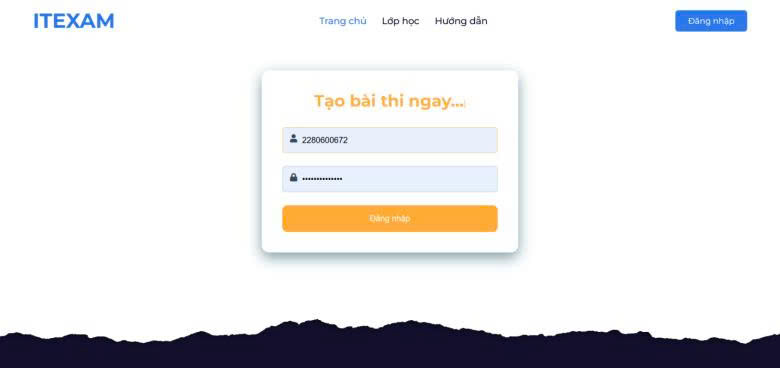Đăng nhập sinh viên